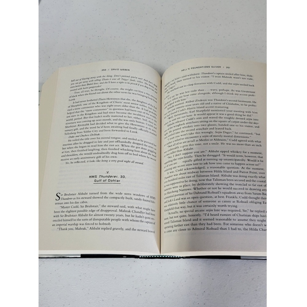 David Weber Hell's Foundations Quiver Bestselling Safehold Series Book - Picture 5 of 6